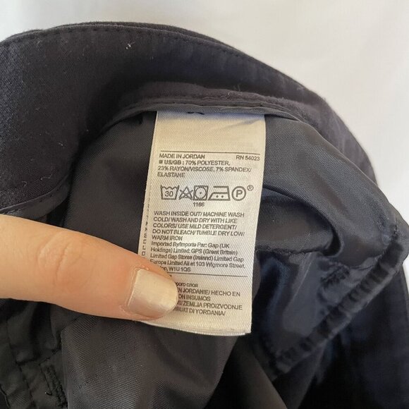 Banana Republic blue sailor style shorts comfortable pockets women's size 4 - Picture 7 of 7